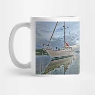 Sailing Vessel Effie at anchor in Virginia Mug